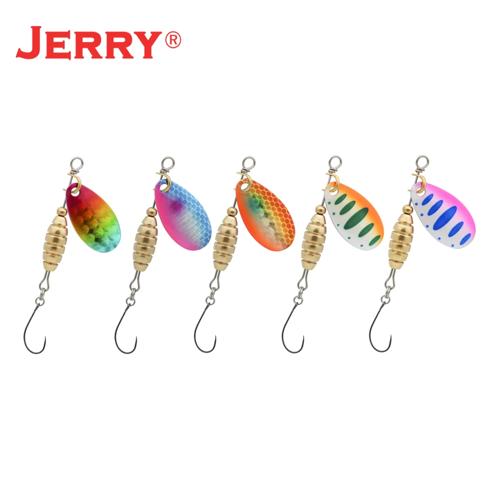 Jerry Spear 스피너 미끼 금속 초경량 UL 낚시 미끼 스피너 베이트 농어 송어 저음
