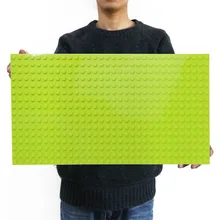 512 büyük boy taban plakası DIY yapı taşları 16*32 nokta renkli taban plakası blok duvar eğitici oyuncaklar çocuklar için bebek hediye