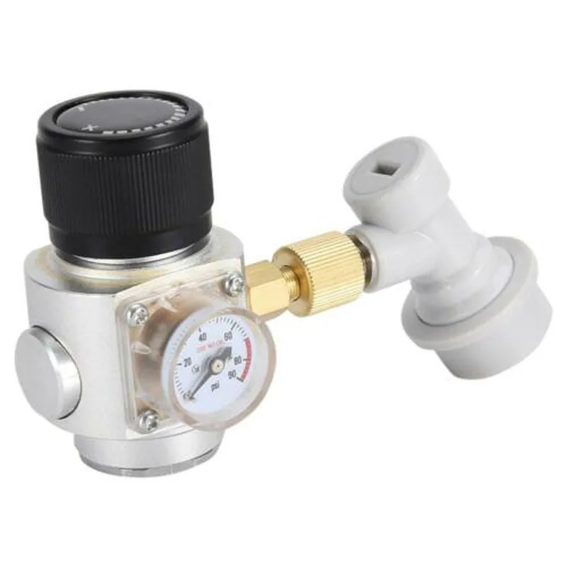 

Durable CO2 Charger 0-90 PSI For Sodastream TR21X4 Soda Keg Co2 Regulator Home Accessories