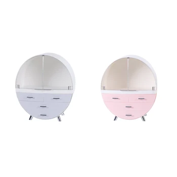 

Makeup Organizer PC Jewelry and Cosmetic Storage Display Boxes with 4 Drawers