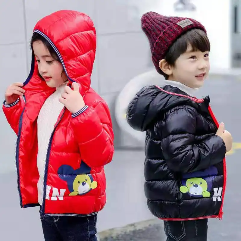 

Baby Coat Boys girls Winter down Jackets For Children Autumn Outerwear Hooded Newborn Clothes toddler Kids Snowsuit Thicken