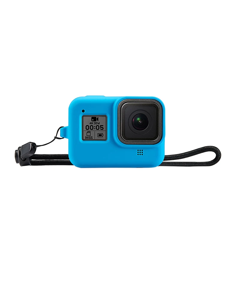 Силиконовая Защитная крышка для камеры Gopro Hero 8, защитная рамка для спортивной камеры, аксессуары