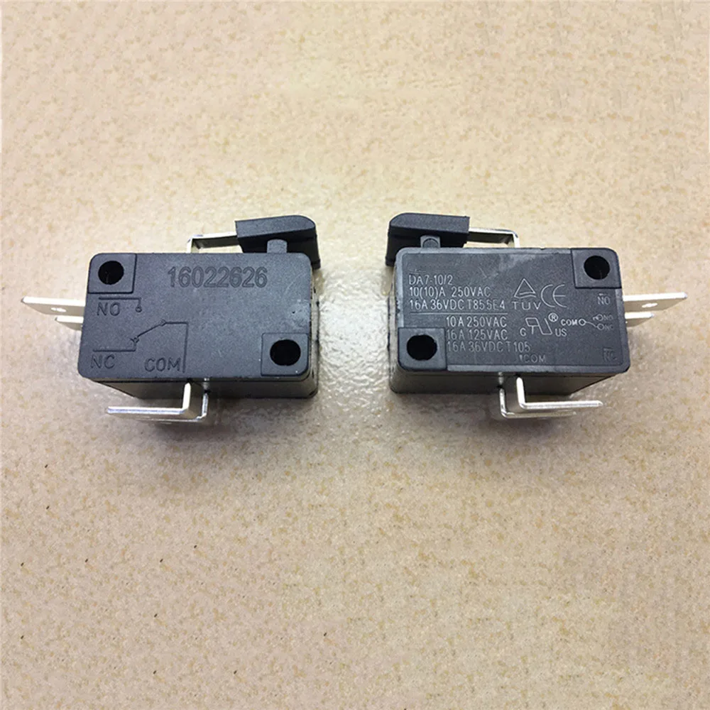 

1pcs For JIABEN JB Double Unit Micro Limit Switch DA7-10/2 16022626 10A 250VAC COM/NO 4 Pin
