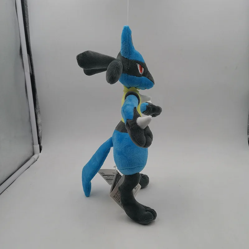 30 см Плюшевые стоячие Lucario Хэллоуин Рождественский подарок малыш мультфильм фильм игра Хорошее качество горячий милый реалистичные игрушки куклы