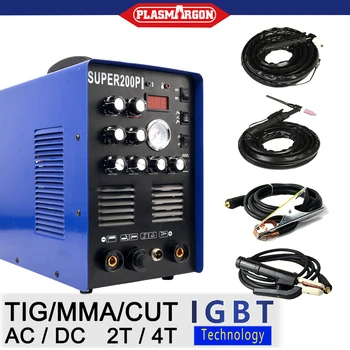

7 in 1 Multi-function TIG/MMA/CUT Super200pi Welder Machine,Plasma Cutter 220v