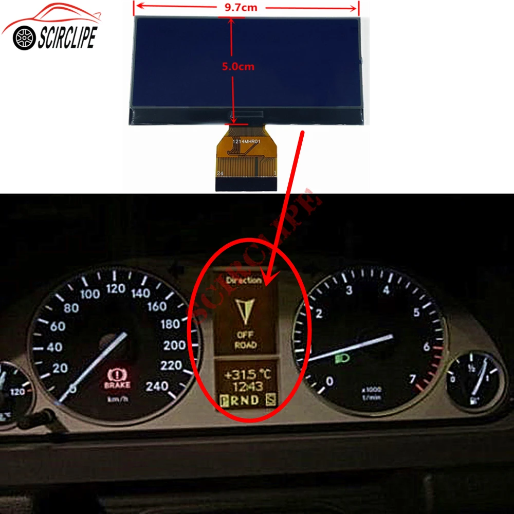 Instrument Cluster LCD Display Speedometer Dashboard For MERCEDES Benz A B CLASS W169 W245