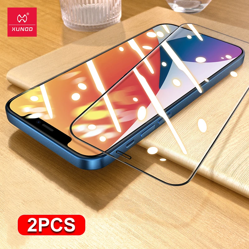 Защитная пленка для экрана Xundd iPhone 12 Pro Max Стекло 9H 2.5D Противоударная iPhone12 ProMax 6 7 дюймов|Защитные стёкла и