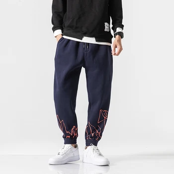 

Autumn Men Pants Hip Hop Harem Joggers Pants 2019 New Male Trousers Mens Joggers Printing Pants Sweatpants Y1931