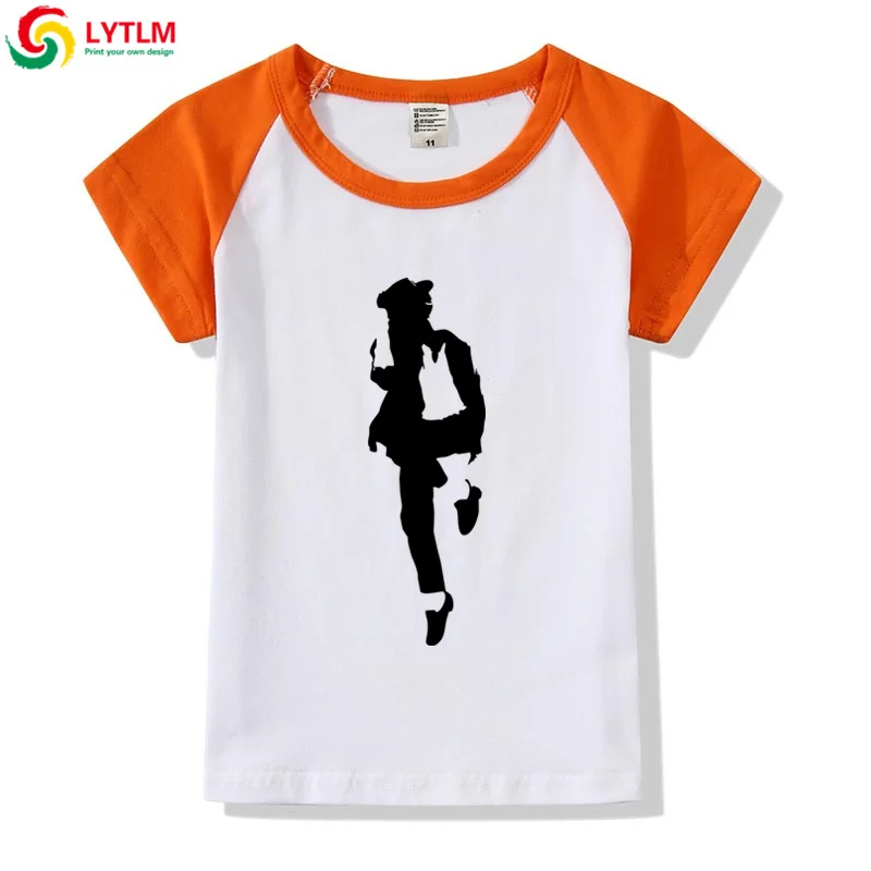 LYTLM Майкл Джексон, Thriller футболка детская одежда футболка Enfant XXX Одежда для девочек в возрасте от года до трёх, топы для маленьких мальчиков, футболка Kleding, Meisjes