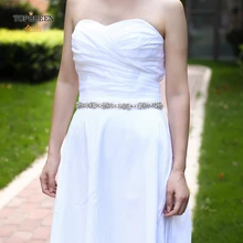 TOPQUEEN S235 Свадебные ремни свадебные Sash Женская мода Роскошный Кристалл Стразы для невесты ленты Пояски