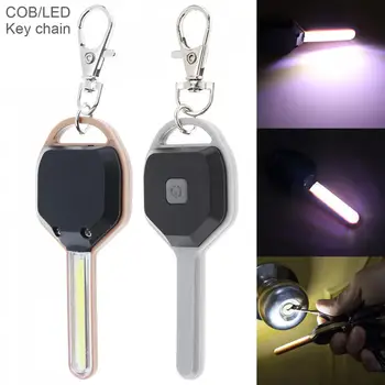 

Mini LED Flashlight Light Mini Key Shape Keychain Lamp Torch Emergency Camping Light for Mountaineering/Outdoors/Night Fishing