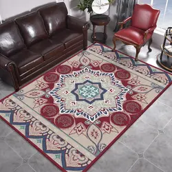 Винтажный персидский стиль ковры и маленькие коврики для гостиной спальни богемные геометрические марокканские коврики Диванный