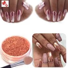 Модные переводные наклейки, наклейки, сексуальные, розовое золото, зеркало для ногтей, блестящая пудра, хром, украшение для искусства 910