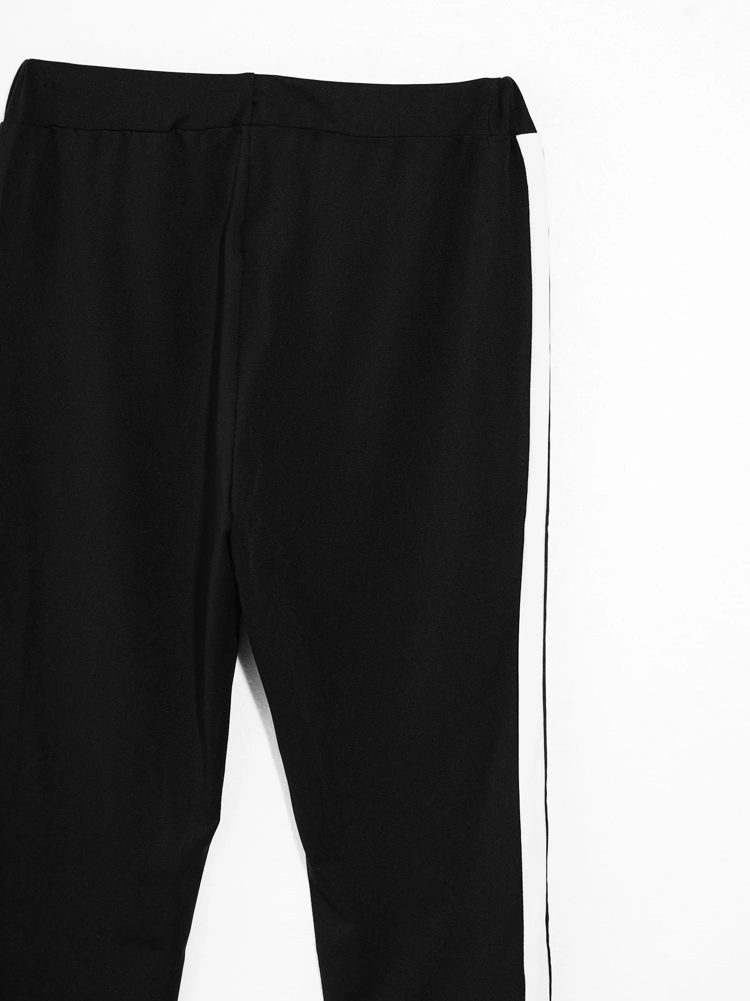 TiaoBug Spring Summer Autumn Black Women Sport Yoga Leggings High Waist Stripes Letters Print Stretchy Pants Fitness Trousers