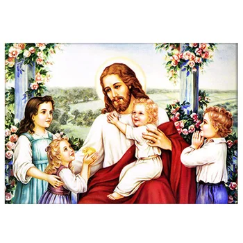 

DIY 5D Sale Diamond Embroidery, Diamond Mosaic, Special Shaped, Character, Jesus, Diamond Painting, Cross Stitch,3D, Decoration