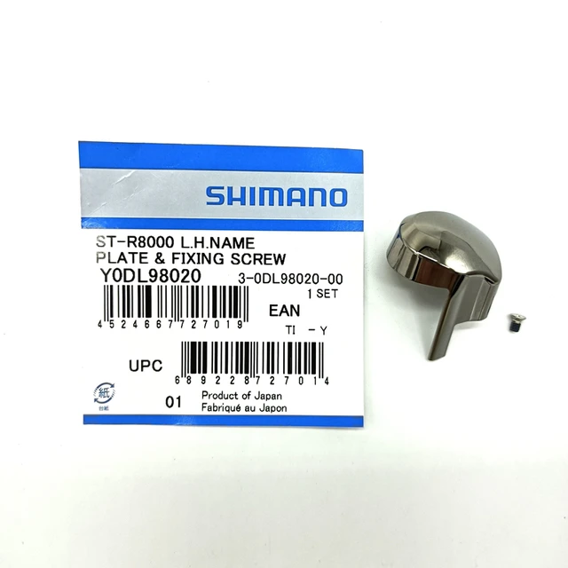 Shimano ultegra ST-R8000ネームプレートと左/右ハンドレバーカバー