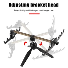 Adjustable Carp Ice Fishing Triangle Bracket Camera Tripod Fish Rod Holder Fishing Gear Tripod Fishing Tackle Accessory