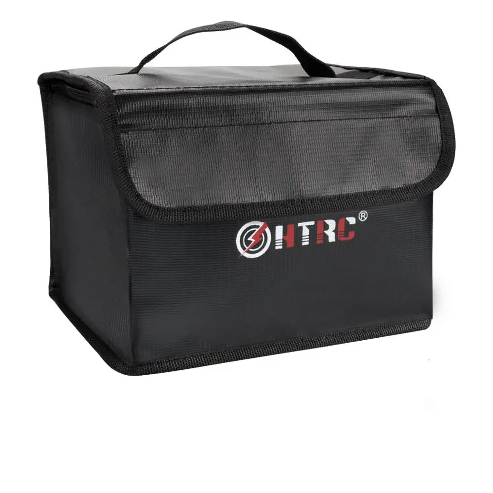 Sac de Sécurité Batterie Lipo Ignifuge 21x16x15.5cm - Protection Charge