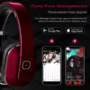 August EP650 Red Upgrade Wireless Bluetoooth 4.2 Headphones/Headset Earphone with EQ APP Control with Microphone for TV,Phone,PC ► Photo 2/6