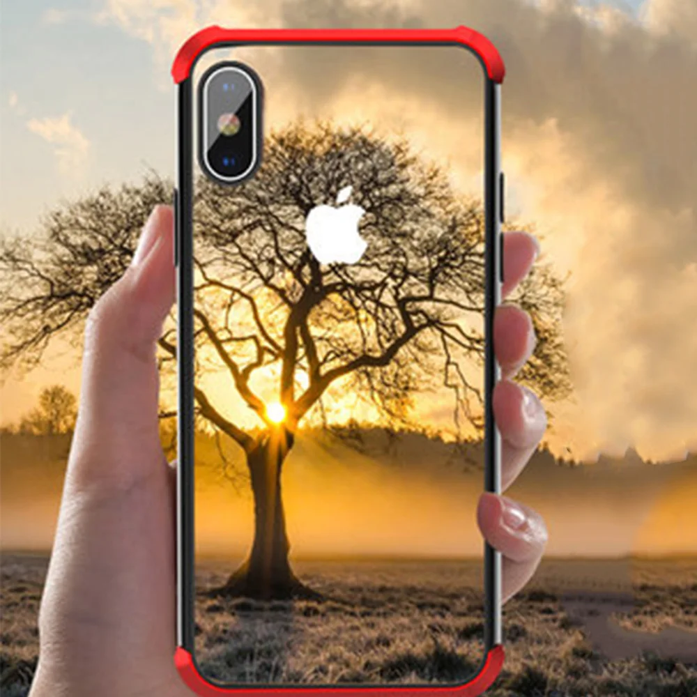 Магнитный чехол для Iphone XR X 7 XS Max металлический адсорбционный закаленное стекло Coque Cover для Iphone 6 7 8 Plus XS протектор экрана