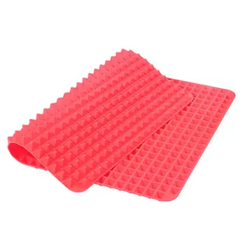 

High Temperature Pad Non-toxic Non-stick Silicone Pyramid Barbecue Pad Insulation Pad Portable Durable