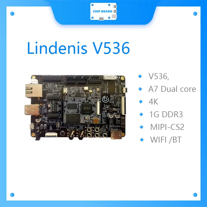 

Lindenis V536 Artificial Intelligent Video Processing Development Board, Allwinner , A7 Dual Core, 4K