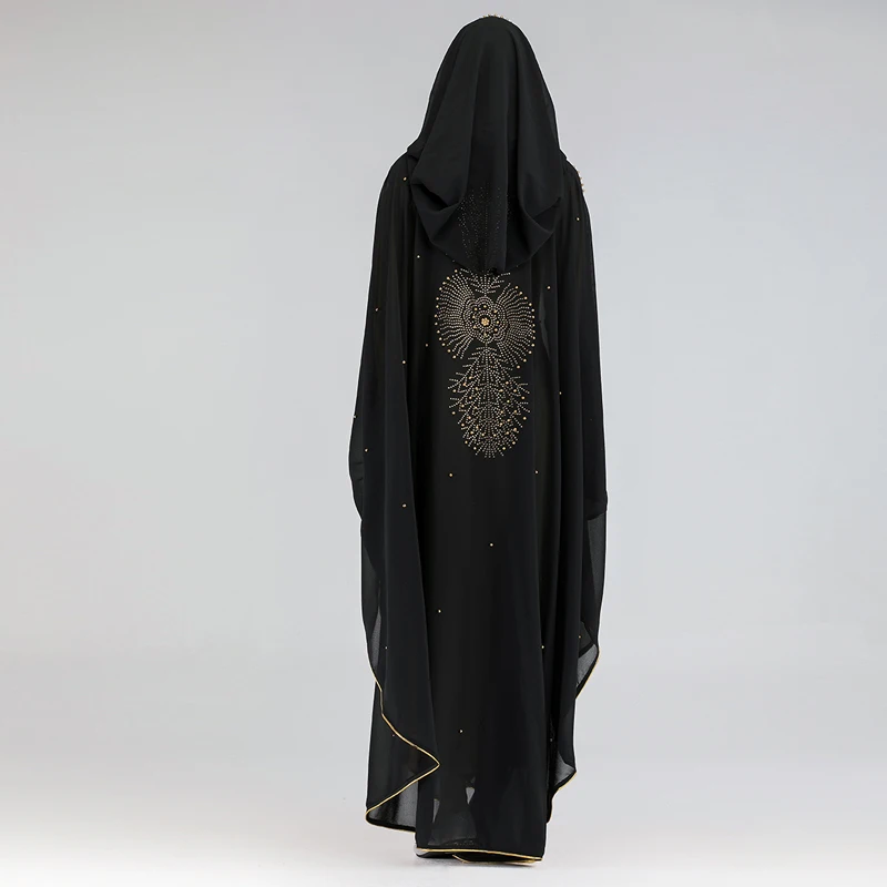Niqab Дубай Абая кимоно мусульманский кардиган хиджаб платье для женщин Кафтан Caftan