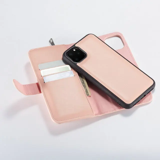 Многофункциональный кожаный бумажник 2 в 1 для iPhone 11 Pro Max Роскошный чехол 360 Защита для iPhone 11 Pro iPhone11 Coque