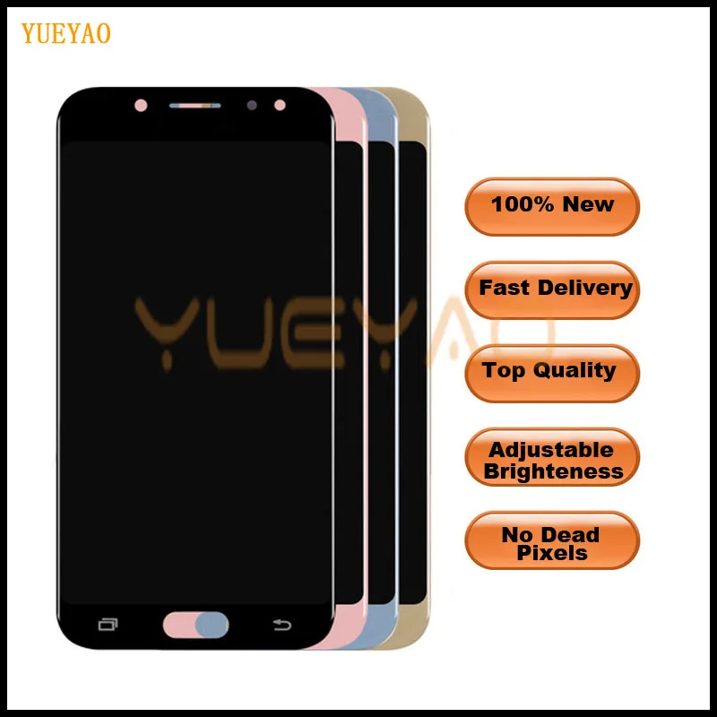 

LCD Screen For Samsung GALAXY J5 2017 Display J530F LCD Display J530 LCD Touch Digitizer Glass Assembly No Frame Can Adjust