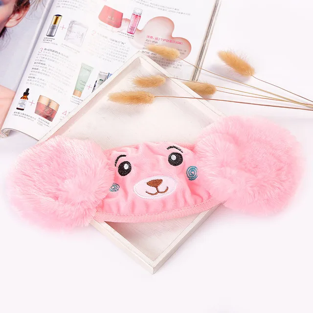 Kid 2 in1 Earmuffs Складные кошачьи наушники с блестками для женщин и девушек, меховые плюшевые теплые наушники, повязка на голову с блестками, Мультяшные 3D наушники - Цвет: Kid 2 in1 Earmuffs