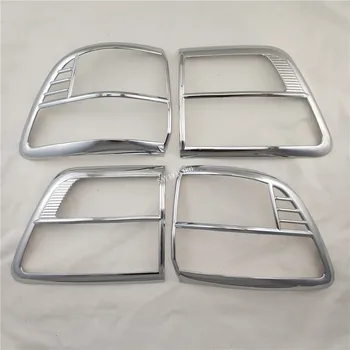 

For Toyota Fortuner Hilux SW4 2008 2009 2010 2011 ABS Chrome accessories plated Rear Light Lamp Cover Trim Tail Light Cover 4pcs