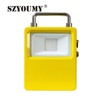 

SZYOUMY Portable 10W Solar Outdoor Work Emergency Light Solar Flood Light with Backup Power Bank Function Camping Hiking