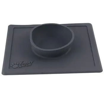 

Dog Bowl with No Spill Non-Skid Silicone Mat Feeder Pet Puppy Cat Food Container for Dogs Cat