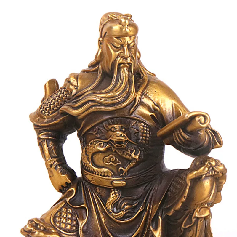 CYPRES китайский Feng Shui Скульптура Гуань Юй Гун | Kwan Кунг статуя Бог удачи и богатства
