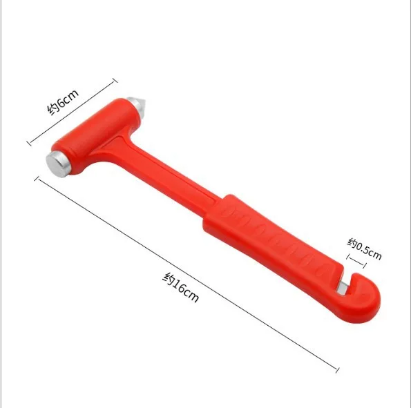 Car Supplies Safety Hammer Car Multifunctional Safety Hammer Firefighting Lifesaving Hammer Window Breaking Machine Car Mounted