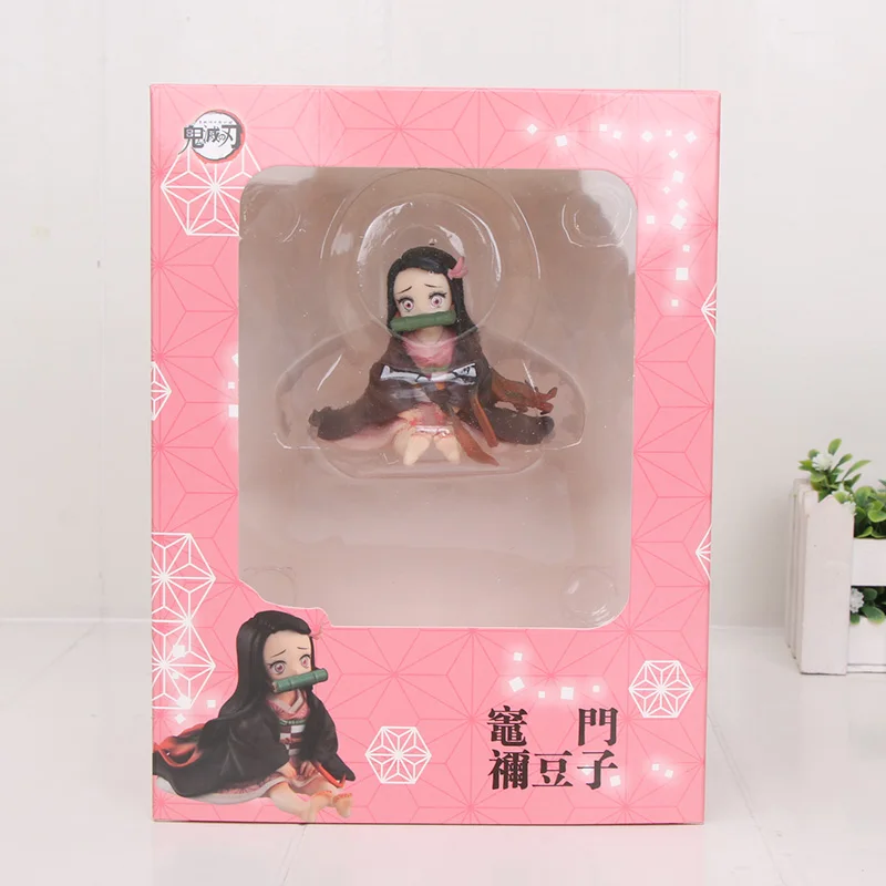 11 in box 16 см японского аниме демон убийца Kimetsu no Yaiba фигурка Kamado Tanjirou Nezuko ПВХ фигурка модель воина Фигурки игрушки подарки - Цвет: 11 in box