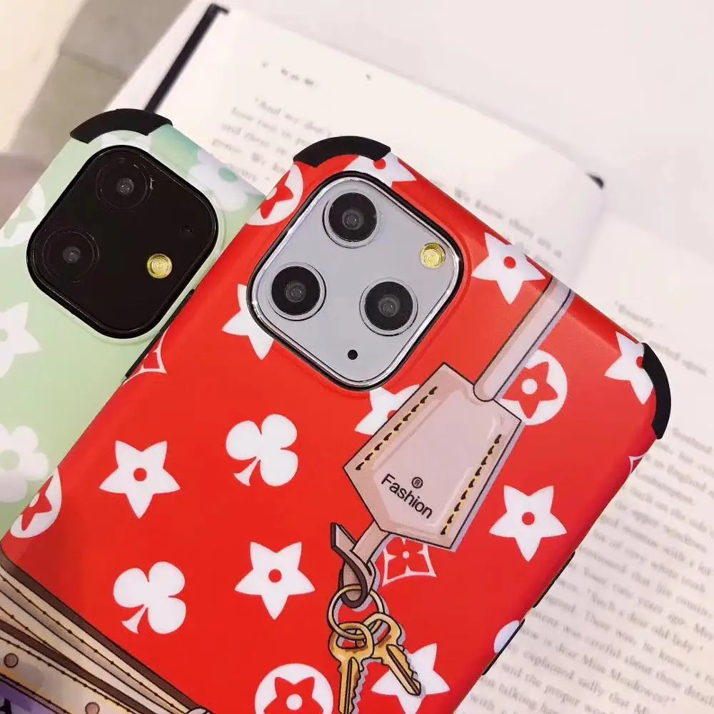 Модный чехол с узором для iPhone 11, 11Pro max 7, 8 Plus, X, XR, XS, XSMax, четыре угла защиты от падения, Матовые чехлы из ТПУ, IMD