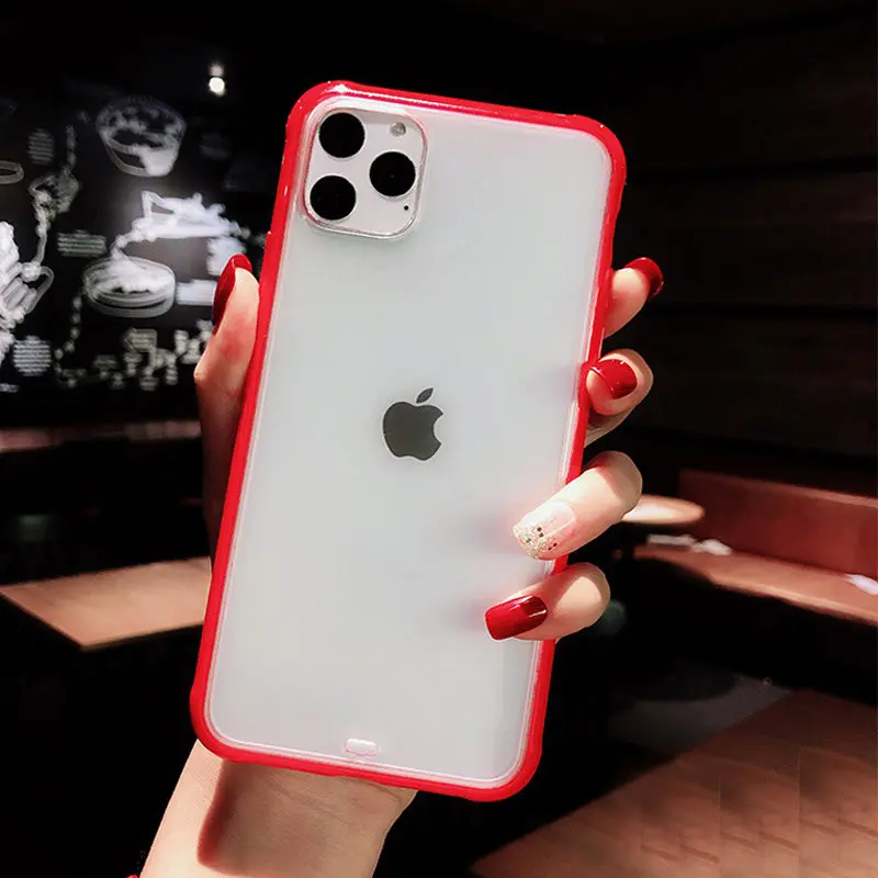 R Lovebay Прозрачный матовый чехол для iPhone 11, чехол для iPhone 7, 8, 6, 6s Plus, 11 Pro, X, XR, XS Max, карамельный цвет, твердая акриловая задняя крышка - Цвет: R
