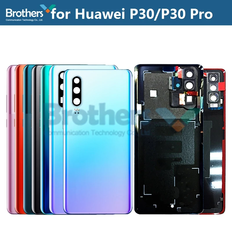 Оригинальный корпус аккумулятора для Huawei P30 Pro с объективом камеры запасная