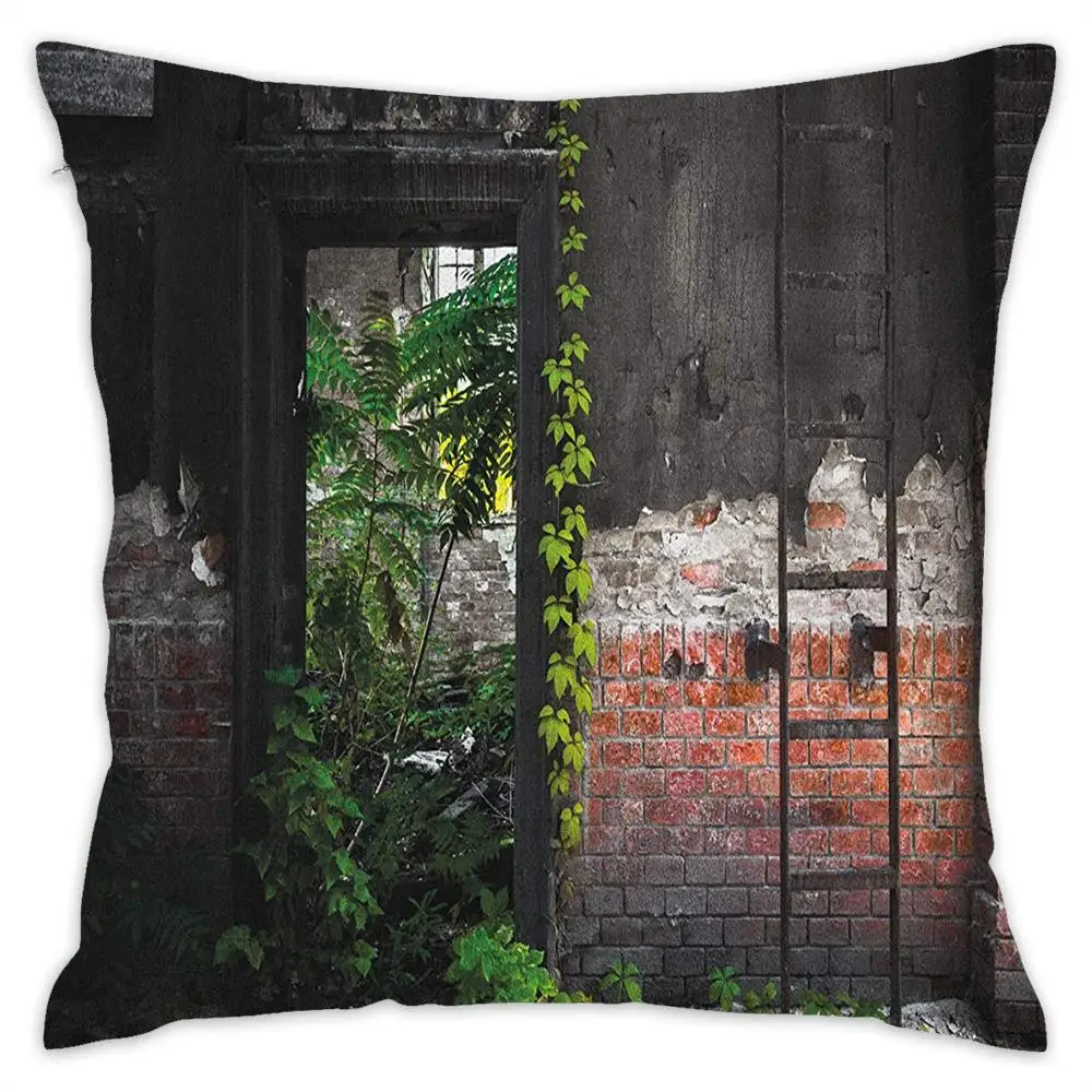 [Douladou] декоративные цветочные природа подушки CoverPillow чехол полиэстер Декоративная Подушка Чехол радужной расцветки Подушка Чехол размером 45*45 см