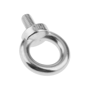 

10pcs M10 Boat Stainless Steel Lift Round Ring Eye Screw Bolt