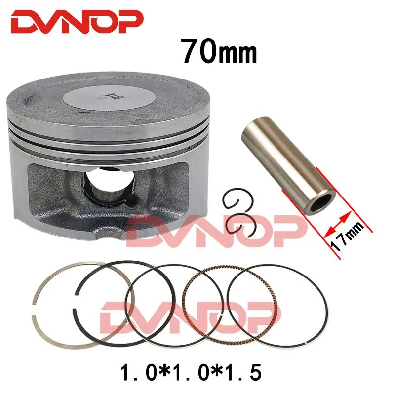 70mm Piston Ring Kit LinHai LH260 Majesty YP260 Bore Size Motorcycle
