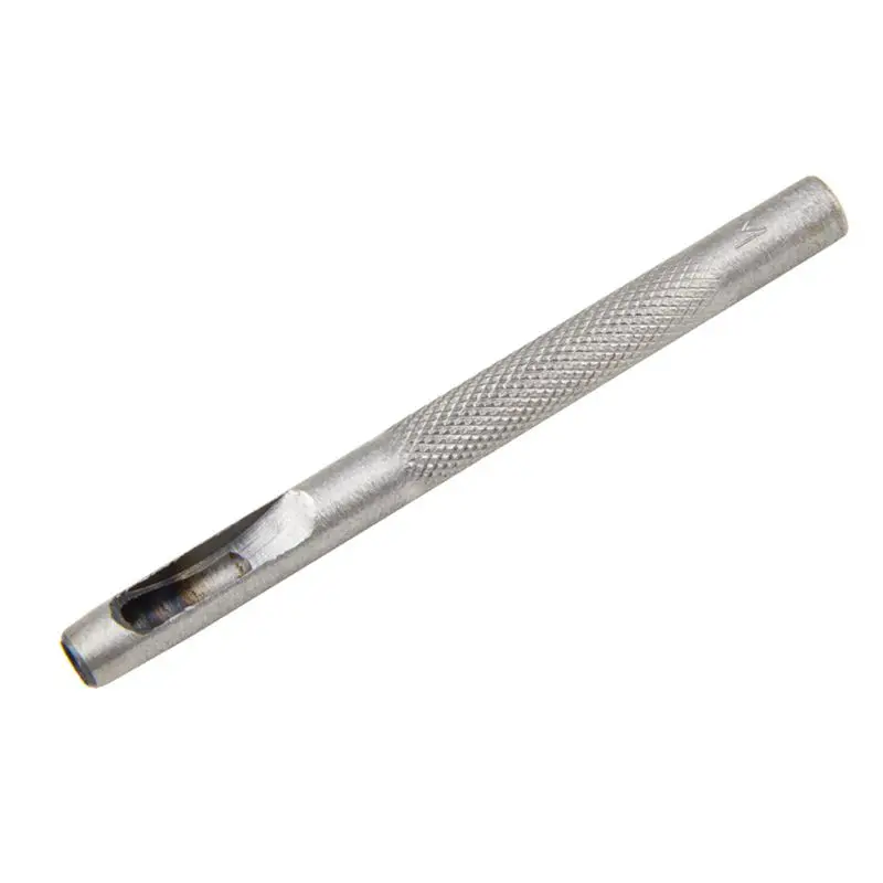 PN104 3- 19 mm Leather/Rubber/Card/Gaskets/Plastic/Paper Hollow Hole Punches- Silver(12-Piece