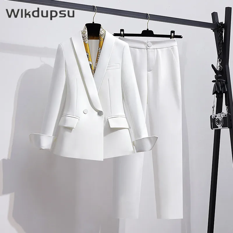 Vintage Pant Suits For Women Business Elegant Professional Office Wear