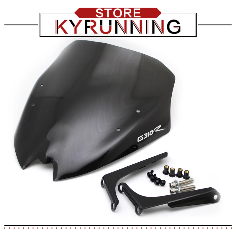 

for BMW G310R 2017-2018 Motorcycle Windshield Windscreen with Mounting bracket High Quality Acrylic Plastic