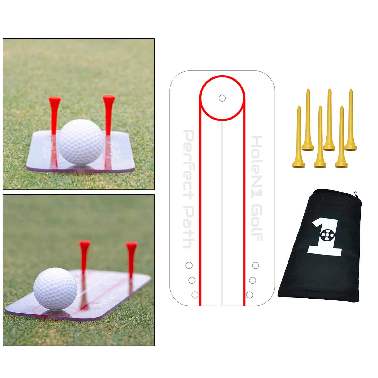 Portable Golf Putting Aid Swing Trainer Tutor Accessories|Golf Training Aids| - AliExpress
