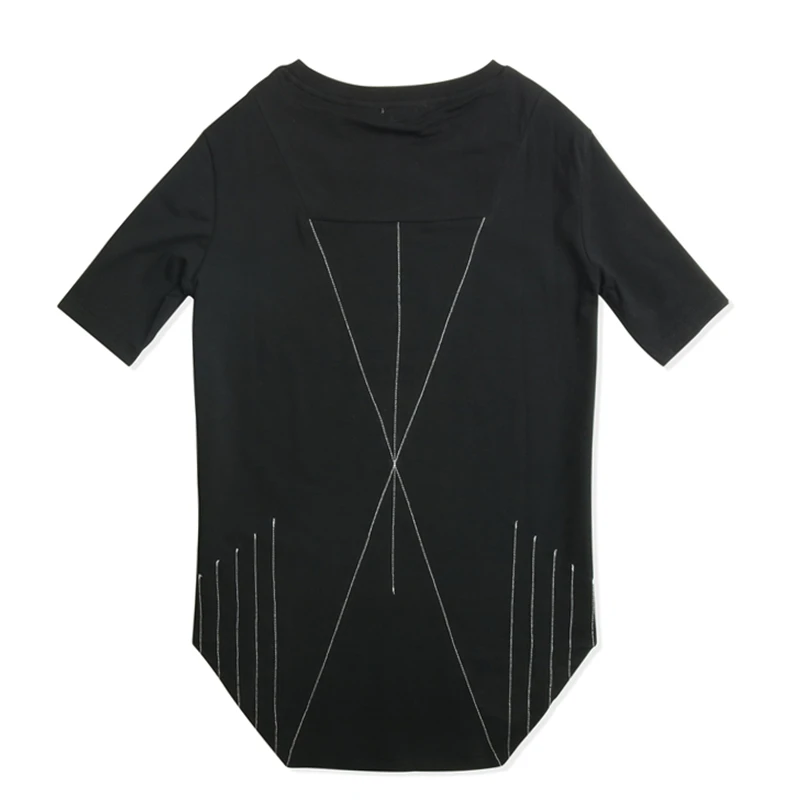 The 2016 summer irregular thin line loose Round collar short sleeve T-shirt tide male t-shirts t-shirts unlined upper garment The 2016 summer irregular thin line loose Round collar short sleeve T-shirt tide male t-shirts t-shirts unlined upper garment