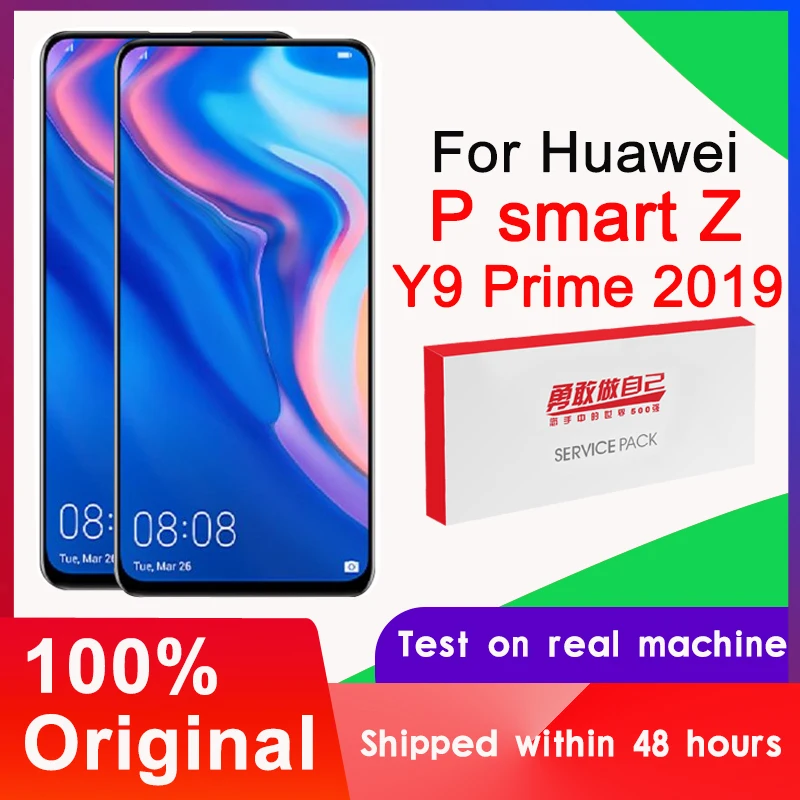 Дисплей 6 59 ''для Huawei P Smart Z LCD / Y9 Prime 2019 сменный ЖК-дисплей с STK-LX1 сенсорным