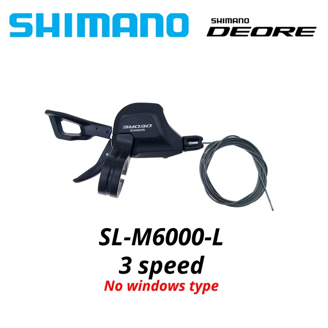SL-M6000 左右セット 3× 2× 10S新品未使用 シマノ DEORE SL-M6000-L シフトレバー左のみ（2/3S） | シマノ
