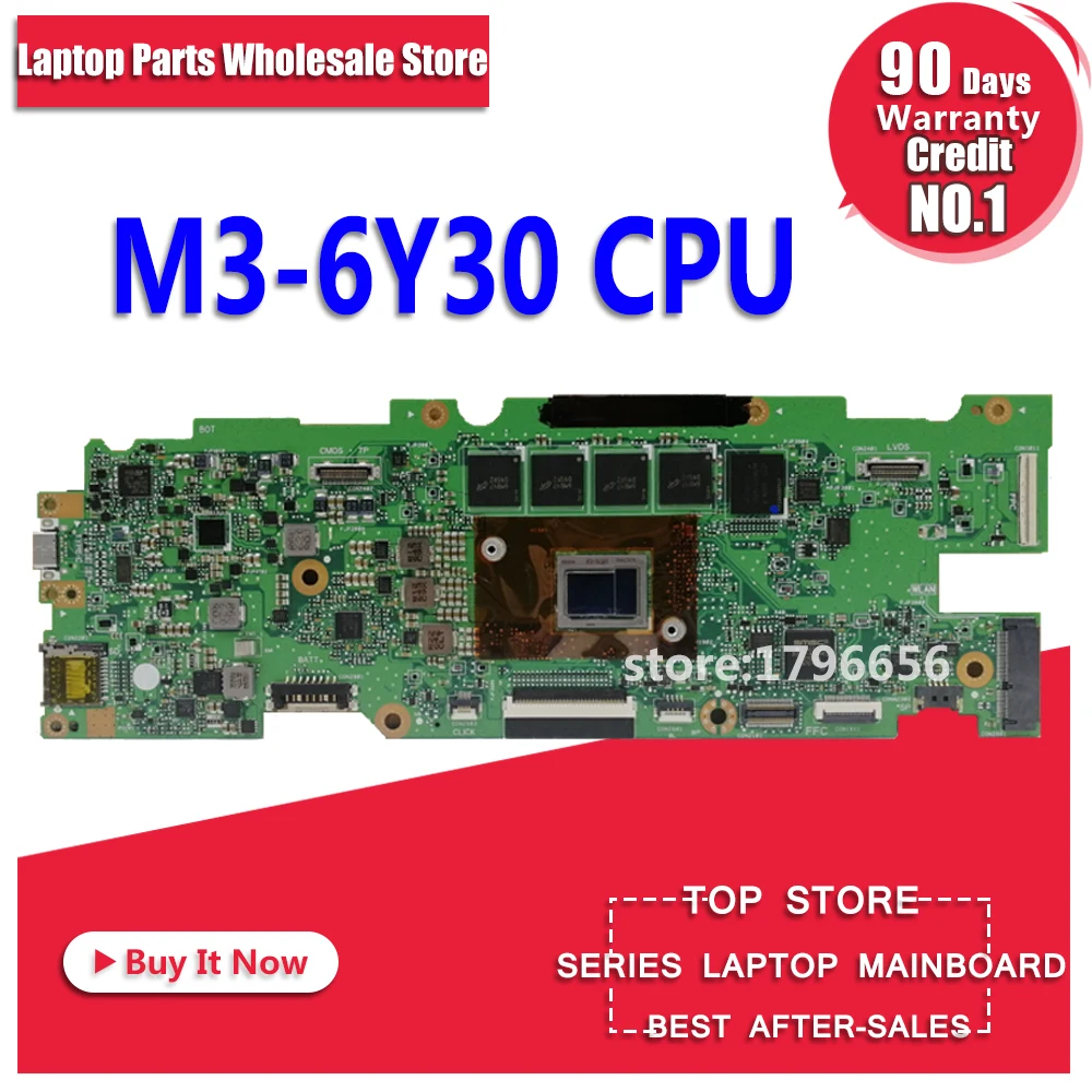 with m3-6Y30 C302CA motherboard For Asus C302C C302 Laptop Motherboard Mainboard | Компьютеры и офис